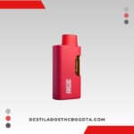 Vape con diseño colorido y compacto, ideal para consumo de THC importado. Innovador y fácil de usar.
